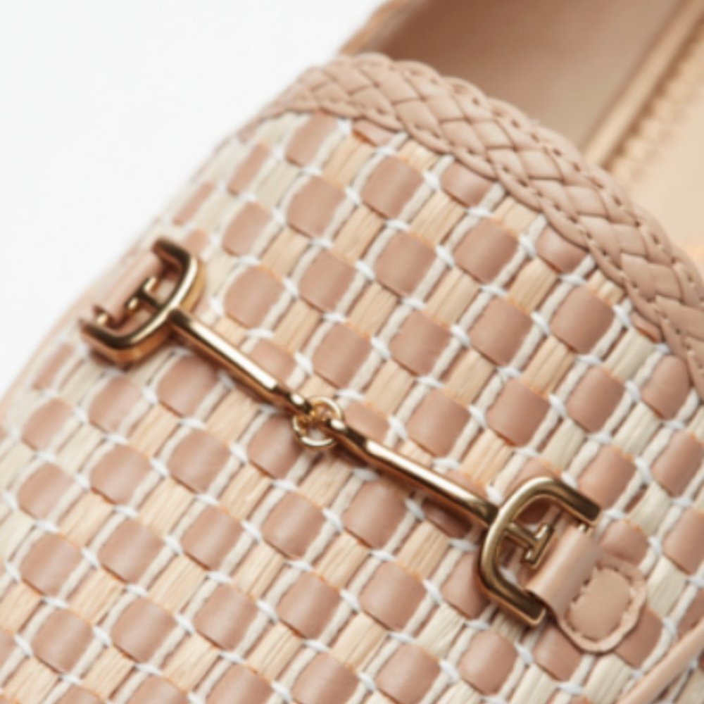 Sam Edelman Women's Laurel Woven Loafers MSRP$150 Unique Basketweave ELEGANT - Picture 5 of 7